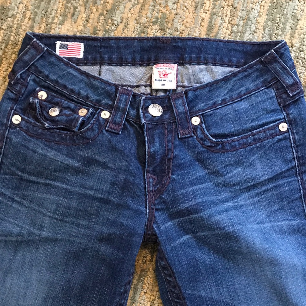 **SOLD**True Religion embroidered jeans